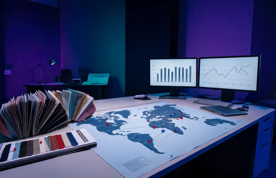 Digital material collaboration desk